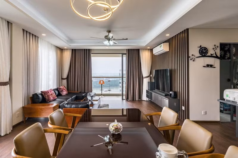 Căn hộ chung cư tông màu xám bền đẹp theo thời gian - Hình 3 Can ho chung cu tong mau xam ben dep theo thoi gian-Hinh-3