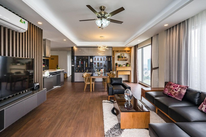 Căn hộ chung cư tông màu xám bền đẹp theo thời gian Can ho chung cu tong mau xam ben dep theo thoi gian