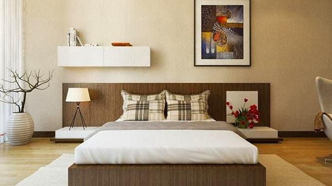 Thiết kế phòng ngủ hợp phong thủy cho người mệnh Thổ Thiet ke phong ngu hop phong thuy cho nguoi menh Tho