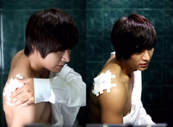  Lee Min Ho: Một ngày giữa tháng 6/2011, khi đang quay phim City Hunter, Lee Min Ho không may lái xe đâm vào tường rào bảo vệ khiến phần đầu của ôtô bị hỏng hoàn toàn. Rất may là túi khí trong xe đã bung ra kịp thời nên tài tử không bị thương nặng. Ngay sau vụ tai nạn, Lee Min Ho được đưa tới bệnh viện để kiểm tra sức khỏe. Nam diễn viên chỉ bị trầy xước ngoài da, nghỉ ngơi vài ngày rồi nhanh chóng trở lại phim trường.