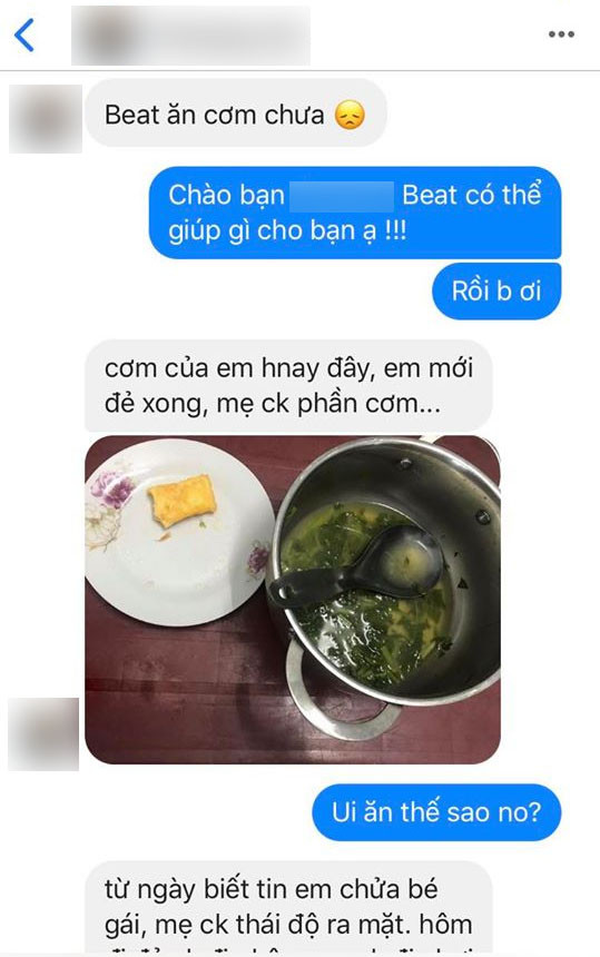 Nuot nuoc mat nhin mam com me chong phan cho con dau vua de