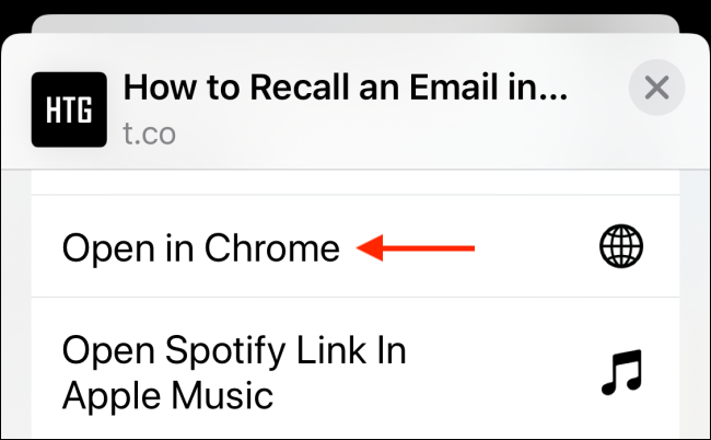 iPhone, iPad tự động mở trang web bằng trình duyệt Chrome ảnh 9