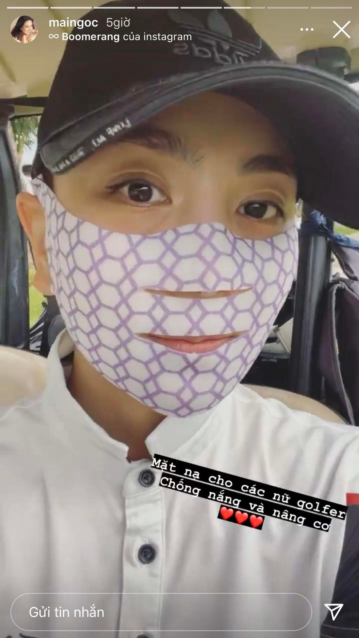 Ra san danh golf Mai Ngoc tranh thu nang co mat voi thu nay-Hinh-4