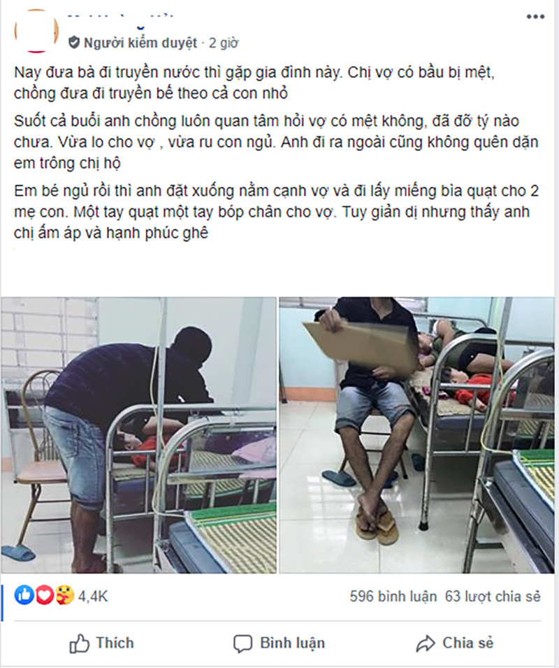 Dan mang nguong mo anh chong vua ru con vua cham soc vo bau