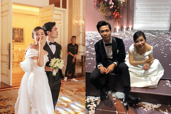 Kể cả lúc xả vai cô dâu sau khi tiếp khách khá mệt mỏi, lớp make up cũng không còn hoàn hảo nhưng Viên Minh vẫn đem đến rất nhiều cảm tình với hình ảnh dễ thương, gần gũi.