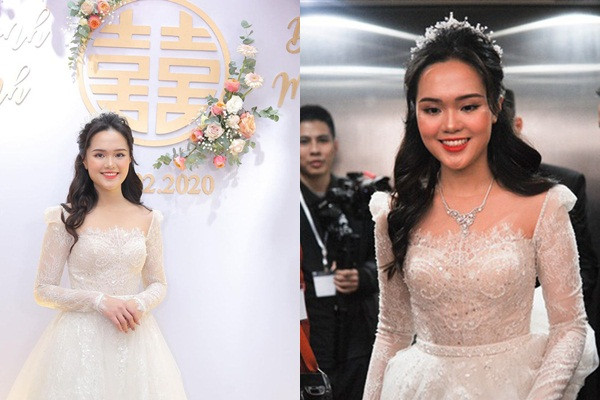 Công chúa béo" Quỳnh Anh - bà xã của cầu thủ Duy Mạnh cũng từng được dân tình đem ra so ảnh không ít lần. Nụ cười chính là "vũ khí sát thương" cực kỳ lợi hại của Quỳnh Anh nên khoảnh khắc nào cô nàng cũng trông rất rạng rỡ.