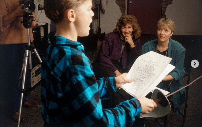 Hinh anh Leonardo DiCaprio thoi vo danh di thu vai phu