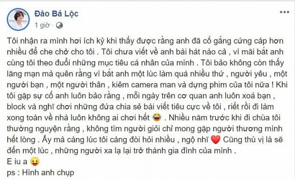Dao Ba Loc tiet lo ve chuyen dam cuoi voi nguoi yeu dong gioi