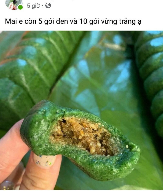 Loai banh mau xanh dac san mien nui hut dan Ha thanh-Hinh-3