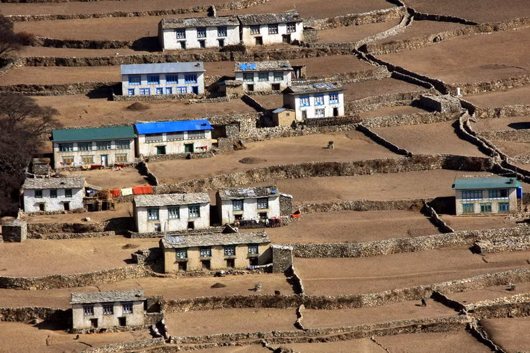 Làng Khumbu ở Nepal.