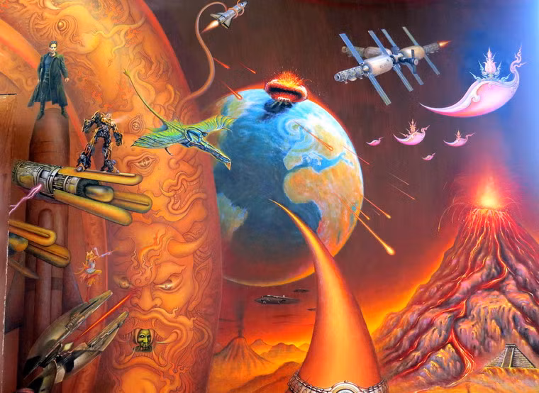 Những tác phẩm này như nhắc nhở người xem về tính chất vô thường, bất ổn và đầy khổ ải của thế giới, mà con người chỉ có thể vượt qua để đạt được hạnh phúc bằng con đường của Phật.