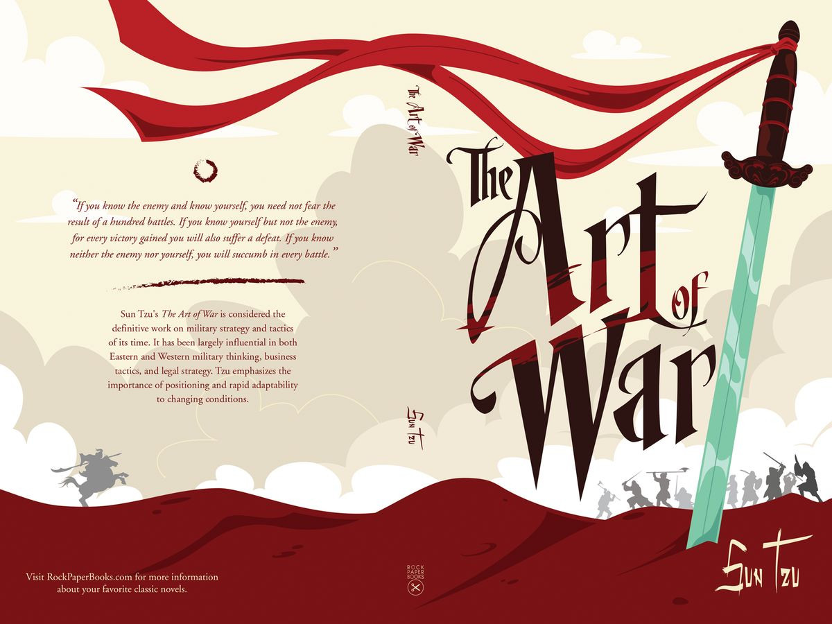3. Gồm 13 chương, mỗi chương là một khía cạnh chiến lược. Tác phẩm được chia thành 13 chương, mỗi chương đề cập đến một yếu tố quan trọng trong chiến tranh, từ đánh giá tình hình, chiến thuật, gián điệp, đến tâm lý chiến. Ảnh: Pinterest.