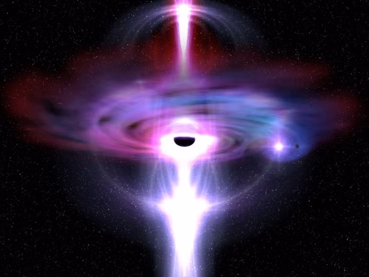  Hoàn toàn vô hại với chúng ta. Mặc dù lỗ đen này đang di chuyển về phía chúng ta, nhưng khoảng cách và thời gian liên quan (hàng tỷ năm) khiến nó không gây ra mối đe dọa trực tiếp đến Trái Đất trong tương lai gần. Ảnh: Pinterest.