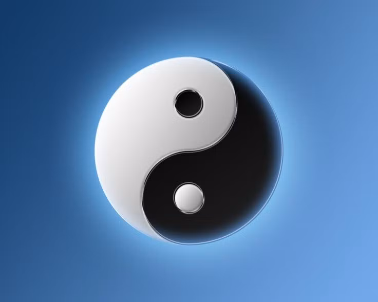  1. Âm Dương không phải là đối lập tuyệt đối mà là bổ sung cho nhau. Nhiều người nghĩ rằng Âm và Dương là hai thế lực đối lập, nhưng thực ra, chúng bổ sung và hỗ trợ lẫn nhau. Chẳng hạn, ban ngày (Dương) không thể tồn tại nếu không có ban đêm (Âm), và ngược lại. Ảnh: Pinterest.