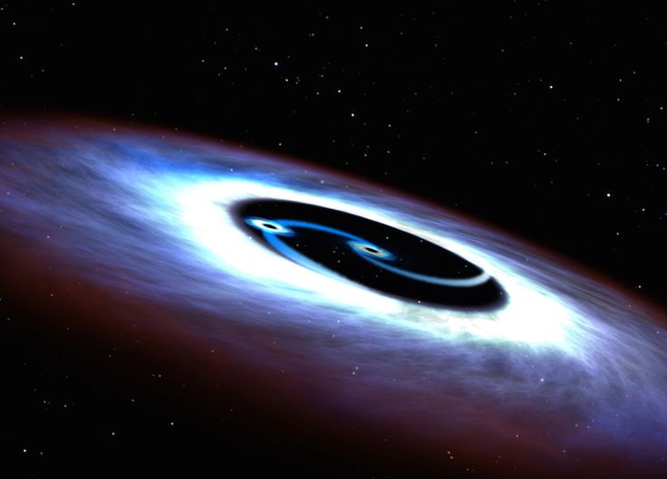  3. Được cung cấp năng lượng bởi lỗ đen siêu lớn. Ở trung tâm của mỗi quasar là một lỗ đen siêu lớn với khối lượng từ hàng triệu đến hàng tỷ lần Mặt Trời. Ảnh: Pinterest.