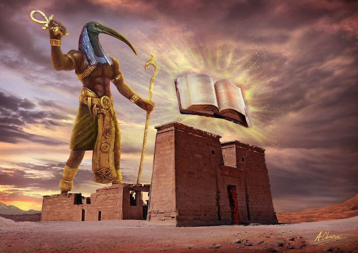  3. Bị nguyền rủa để bảo vệ bí mật. Theo truyền thuyết, những ai cố gắng sở hữu hoặc đọc Sách của Thoth mà không xứng đáng sẽ gặp tai họa khủng khiếp, mất trí hoặc chết trong đau đớn. Ảnh: Pinterest.