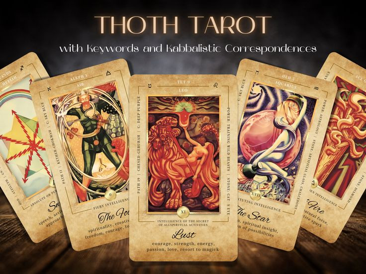  5. Có thể liên quan đến bộ bài Tarot huyền bí. Một số nhà nghiên cứu huyền học tin rằng Sách của Thoth có thể là nguồn cảm hứng cho bộ bài Tarot, đặc biệt là Tarot của Thoth, được thiết kế bởi nhà huyền thuật Aleister Crowley. Ảnh: Pinterest.