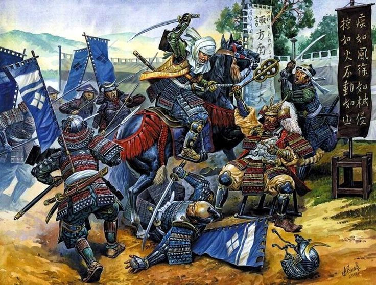  6. Sự phản bội quyết định cục diện. Một trong những yếu tố quan trọng nhất giúp Tokugawa giành chiến thắng là sự phản bội của Kobayakawa Hideaki. Ban đầu, ông đứng về phe Tây quân nhưng sau đó đã quay sang tấn công đồng minh cũ của mình, khiến cánh quân của Mitsunari sụp đổ nhanh chóng. Ảnh: Pinterest.