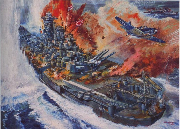  8. Xác tàu Yamato được tìm thấy dưới đáy biển. Năm 1985, các nhà nghiên cứu đã phát hiện xác tàu Yamato nằm ở độ sâu hơn 300 mét dưới đáy biển Hoa Đông. Phát hiện này giúp tái hiện lại những giờ phút cuối cùng của con tàu huyền thoại. Ảnh: Pinterest. Ảnh: Pinterest.