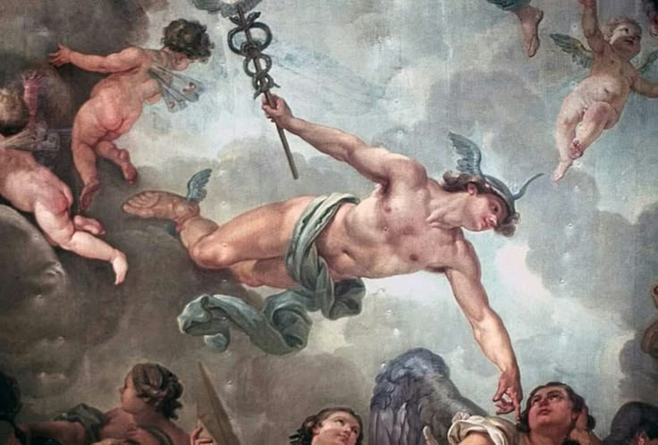  6. Hermes là người dẫn đường cho linh hồn sang thế giới bên kia. Một trong những vai trò quan trọng của Hermes là Psychopomp – người hướng dẫn linh hồn những người đã khuất đến vương quốc của Hades. Ảnh: Pinterest.