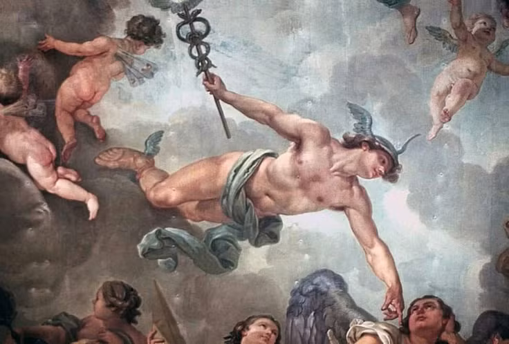  6. Hermes là người dẫn đường cho linh hồn sang thế giới bên kia. Một trong những vai trò quan trọng của Hermes là Psychopomp – người hướng dẫn linh hồn những người đã khuất đến vương quốc của Hades. Ảnh: Pinterest.