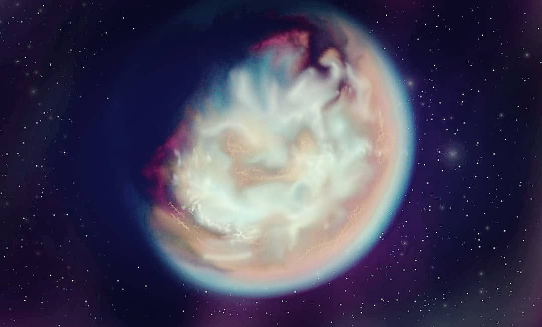  Rất nóng nhưng nguội dần. Khi mới hình thành, sao lùn trắng có nhiệt độ bề mặt hàng chục nghìn độ Kelvin. Theo thời gian, nó dần nguội đi, trở thành sao lùn đen (mặc dù chưa có sao lùn đen nào được phát hiện, vì vũ trụ chưa đủ tuổi). Ảnh: Pinterest.