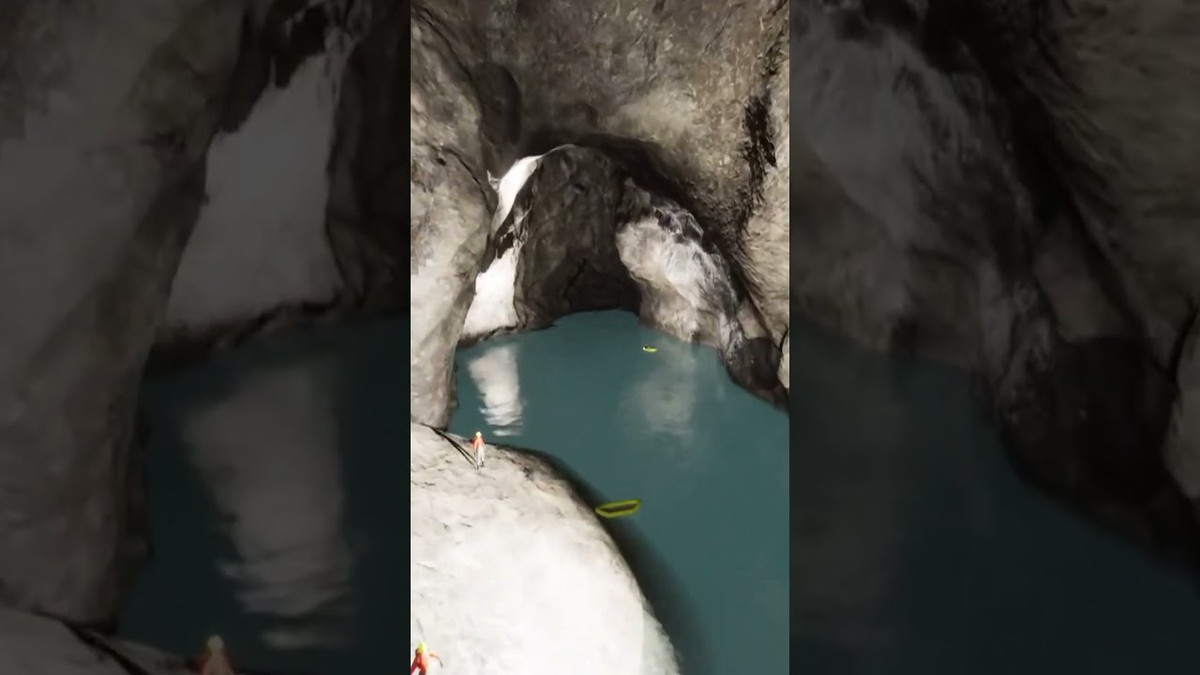  Đặt tên theo tổ chức tài trợ: Hồ được đặt tên là "Neuron" để vinh danh Quỹ Neuron, tổ chức đã tài trợ cho chuyến thám hiểm dẫn đến phát hiện này. Ảnh: YouTube.