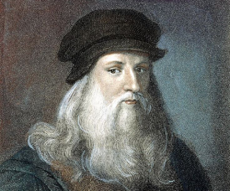  1. Ông không có họ theo nghĩa truyền thống. Tên đầy đủ của Leonardo da Vinci là Leonardo di ser Piero da Vinci, có nghĩa là "Leonardo, con trai của ông Piero đến từ Vinci" (một thị trấn ở Ý). "Da Vinci" chỉ nơi sinh, chứ không phải họ của ông. Ảnh: Pinterest.