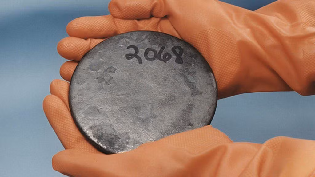  1. Uranium là nguyên tố tự nhiên nặng nhất. Uranium có số nguyên tử 92, khiến nó trở thành nguyên tố có khối lượng nguyên tử cao nhất trong số các nguyên tố tự nhiên trên Trái Đất. Ảnh: Pinterest.