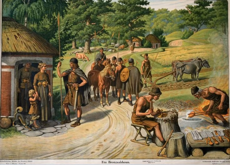  1. Một trong những kim loại đầu tiên con người sử dụng. Đồng là một trong những kim loại đầu tiên được con người phát hiện và sử dụng, có niên đại từ hơn 10.000 năm trước. Thời kỳ Đồ Đồng (Bronze Age) bắt đầu khi con người pha trộn đồng với thiếc để tạo ra đồng thau (bronze). Ảnh: Pinterest.