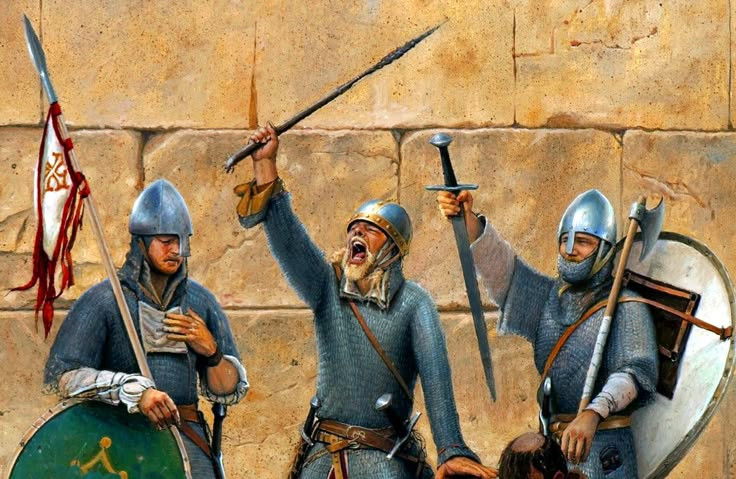  3. Không chỉ có chiến binh, mà cả thường dân cũng tham gia. Ngoài các hiệp sĩ và quân đội, nhiều nông dân, thợ thủ công và thậm chí cả phụ nữ, trẻ em cũng tham gia vào các cuộc Thập tự chinh, đặc biệt là "Cuộc Thập tự chinh của dân nghèo" năm 1096. Ảnh: Pinterest.