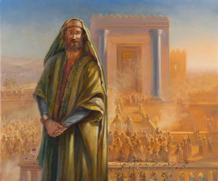  2. Xây dựng đền thờ vĩ đại. Solomon xây dựng đền thờ đầu tiên ở Jerusalem (Đền thờ Solomon), nơi được coi là trung tâm tôn giáo của người Do Thái. Đền thờ này bị phá hủy vào năm 586 TCN. Ảnh: Pinterest.