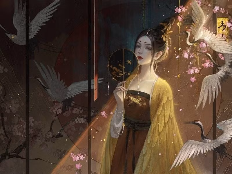  4. Không kết hôn và sống ẩn dật. Theo ghi chép của người Trung Quốc, Himiko không bao giờ kết hôn và dành phần lớn thời gian của mình trong một cung điện, nơi bà giao tiếp với thế giới bên ngoài thông qua các cố vấn nam. Ảnh: Pinterest.