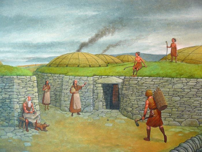  8. Khu vực này có thể liên quan đến truyền thuyết về người Pict và Tiên tộc. Người dân Scotland cổ đại tin rằng những di tích như Skara Brae có thể là công trình của người khổng lồ hoặc yêu tinh, và có nhiều câu chuyện dân gian xoay quanh khu vực này. Ảnh: Pinterest.