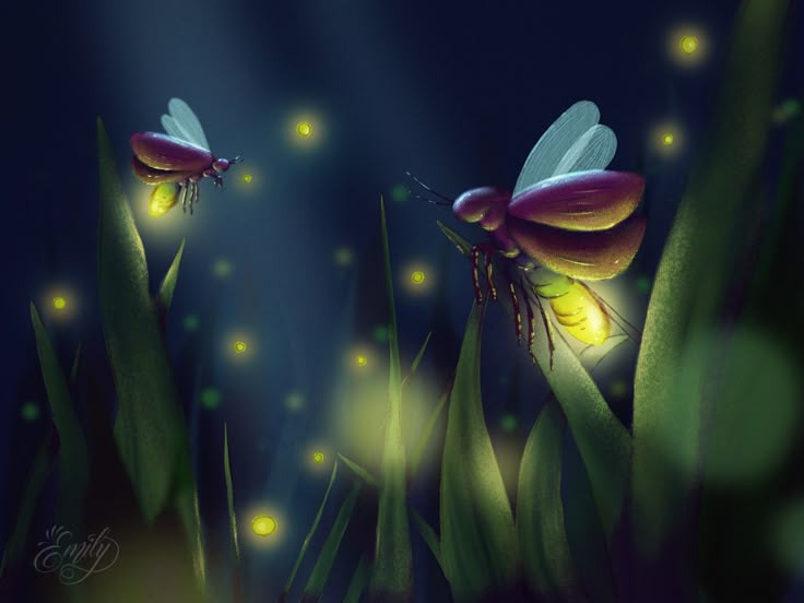  5. Đom đóm là “đèn báo động” trong tự nhiên. Ấu trùng đom đóm phát sáng để cảnh báo kẻ săn mồi rằng chúng có chứa chất độc, khiến các loài khác tránh xa. Một số loài đom đóm trưởng thành cũng có độc và phát sáng để cảnh báo. Ảnh: Pinterest.