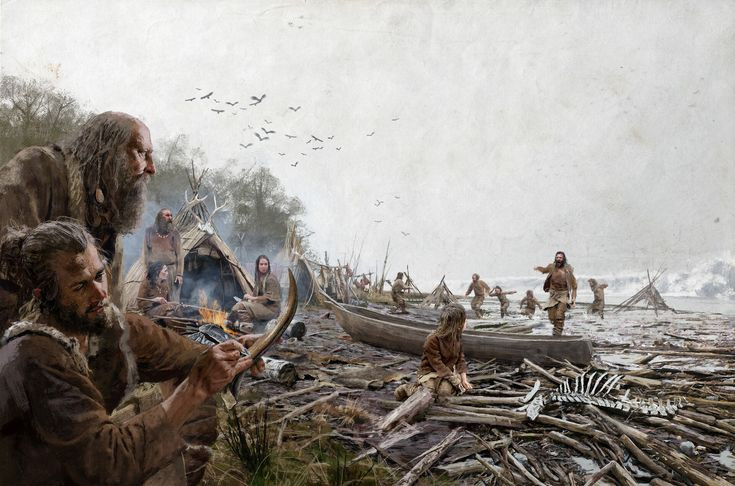  7. Doggerland có thể từng là một trung tâm của văn minh thời kỳ đồ đá. Một số nhà khảo cổ tin rằng Doggerland không chỉ là một khu vực săn bắn mà có thể còn là nơi có những khu định cư lớn, thậm chí có khả năng là trung tâm văn hóa của người thời kỳ đồ đá. Ảnh: Pinterest.