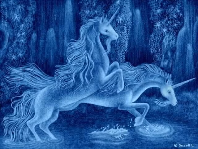  Buôn bán "sừng kỳ lân" từng phổ biến. Thực tế, nhiều thương nhân thời Trung Cổ đã bán sừng kỳ lân giả, thực chất là ngà của cá voi narwhal ở Bắc Cực, với giá cực kỳ đắt đỏ. Ảnh: Pinterest.