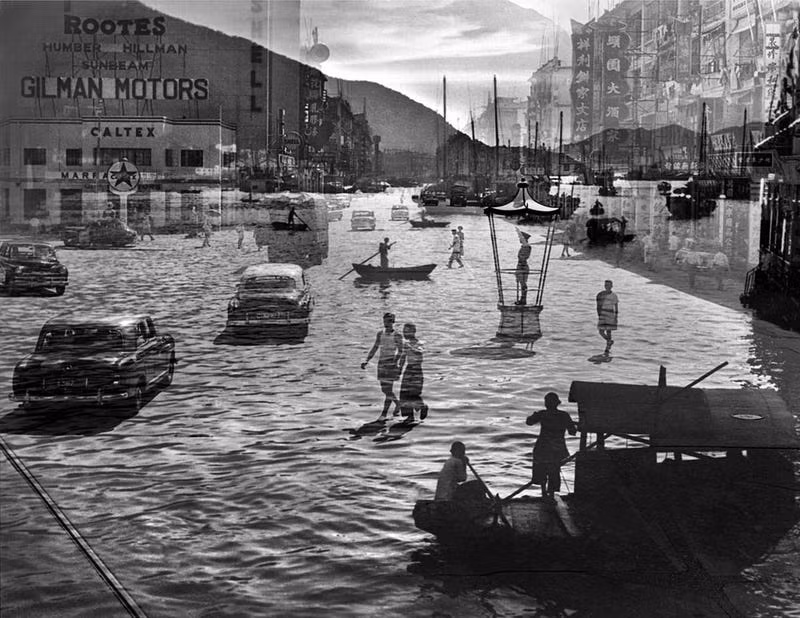 Bức ảnh thú vị được chụp bằng cách phương pháp chồng sáng, ghép hai khung cảnh vào với nhau.