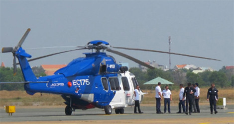 Trực thăng EC-175 tại Vũng Tàu.