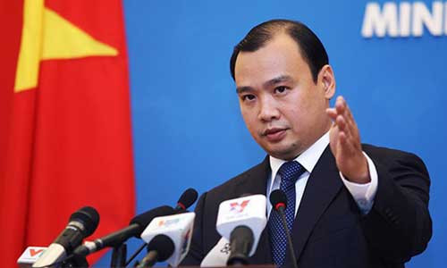 Người phát ngôn Bộ Ngoại giao Việt Nam Lê Hải Bình.