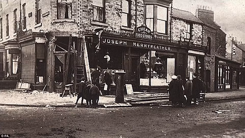 Nhiều tòa nhà ở đường Prospect cũng không tránh khỏi bị tàn phá trong đợt pháo kích của quân Đức năm 1914.