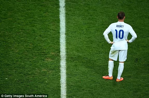 Ghi được bàn thắng nhưng vai trò của Rooney trong đội hình tuyển Anh vẫn khá mờ nhạt.