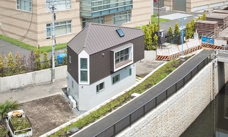 Bat ngo khong gian rong rai cua ngoi nha co tong dien tich san 55m2-Hinh-2