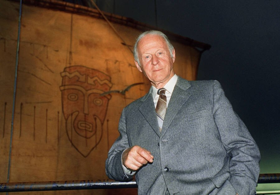 Thor Heyerdahl: Nhà thám hiểm đã vượt hàng nghìn hải lý băng qua đại dương - Hình 5 Thor Heyerdahl: Nha tham hiem da vuot hang nghin hai ly bang qua dai duong-Hinh-5