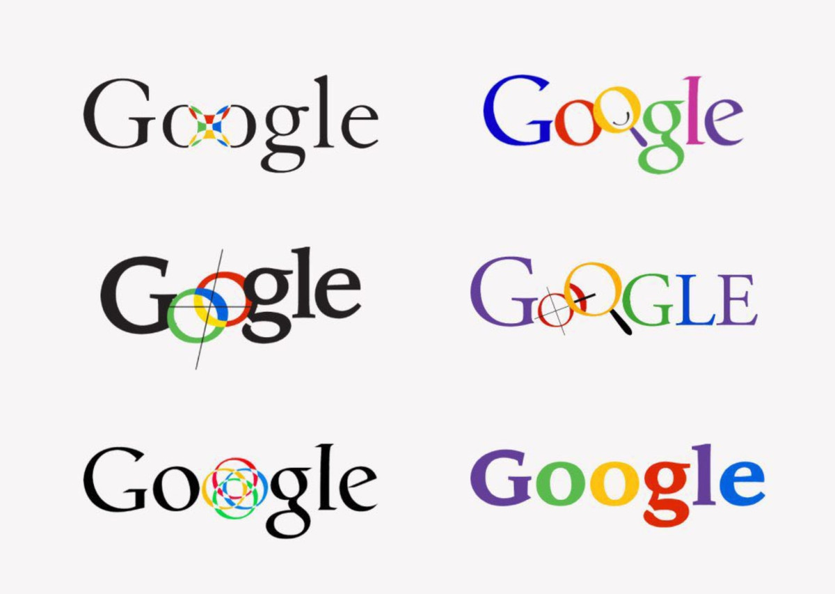 Logo ban đầu của Google được Brin thiết kế năm 1998 bằng GIMP, phần mềm chỉnh sửa đồ họa miễn phí. Sau đó, bạn của ông là Ruth Kedar tiếp tục chỉnh sửa logo mà không nhận tiền công. "Khi đó, tôi còn chẳng tin Google sẽ phổ biến như ngày nay", Kedar cho biết trong cuộc phỏng vấn năm 2008. Ảnh: Jon Erlichman.