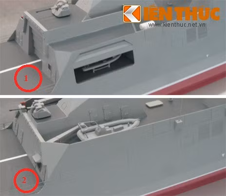 Điểm khác biệt dễ nhận ra ở 2 mô hình Sigma 9814 tại Vietship 2014.