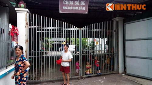 Nhà mở chùa Bồ Đề, nơi nuôi dưỡng các em nhỏ bị bỏ rơi.