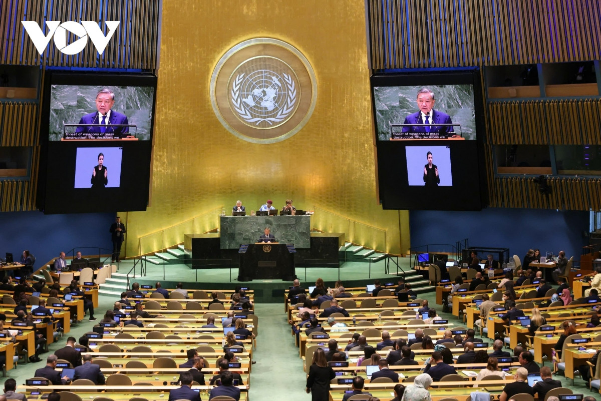 Tổng Bí thư, Chủ tịch nước Tô Lâm phát biểu tại Hội nghị Thượng đỉnh Tương lai Tong Bi thu, Chu tich nuoc To Lam phat bieu tai Hoi nghi Thuong dinh Tuong lai