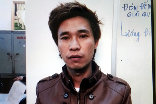 Đối tượng Nhận tại cơ quan công an.