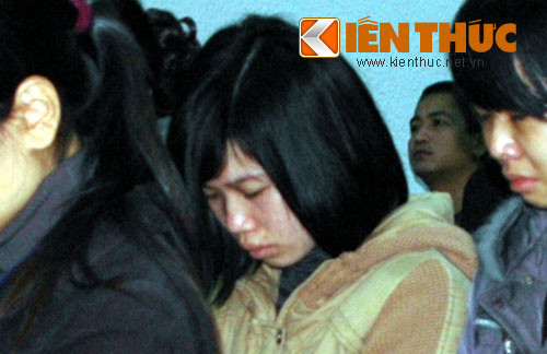 Bị cáo Vương Thị Lan tại phiên tòa.